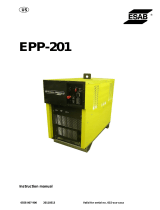 ESAB EPP-201 Manual de usuario