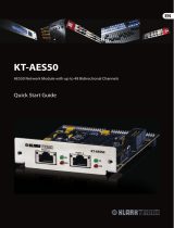 Klark Teknik KT-AES50 Guía de inicio rápido