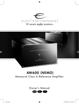 ELECTROCOMPANIET AW 600 NEMO El manual del propietario