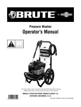 Brute OOPERATOR'S MANUAL BRUTE 2500@2.0 PRESSURE WASHER MODEL- 020291-4 Manual de usuario