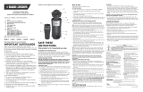 Black & Decker CM618 Manual de usuario