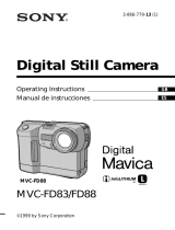 Sony MVCFD88 Manual de usuario