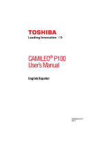 Toshiba Camileo P100 Manual de usuario