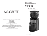 Mr Coffee COFFEE MILL Manual de usuario