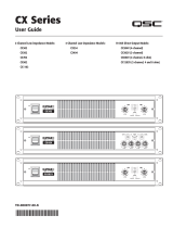 QSC CX254 Manual de usuario