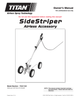 Titan Side Striper Airless Accessory El manual del propietario
