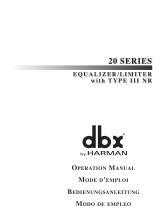 dbx dbx 20 Serie El manual del propietario