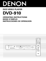 Denon DVD-910 El manual del propietario