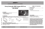 Metra Electronics 99-3016G Manual de usuario