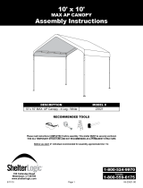 ShelterLogic 23521 Guía de instalación