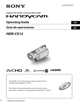 Sony HDR-CX12 Guía del usuario