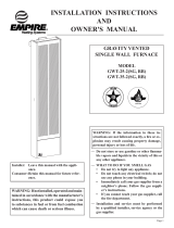 Empire Heating Systems GWT-25-2 SG Manual de usuario