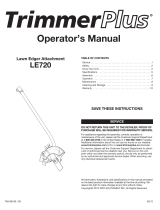 TrimmerPlus LE720 Manual de usuario