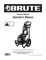 Simplicity OPERATOR'S MANUAL BRUTE 2500@2.0 PRESSURE WASHER MODEL- 020301-0,-1,-2,-3 Manual de usuario