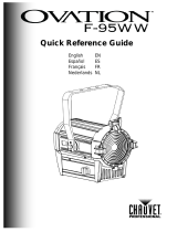 Chauvet Professional f-95ww Guía de inicio rápido