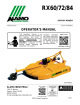 Alamo Industrial RX60, RX72, and RX84 Rotary Manual de usuario