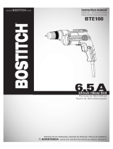 Bostitch BTE100K Manual de usuario