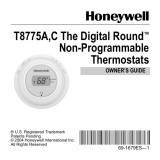 Honeywell T8775A,C El manual del propietario