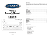 Audiovox VR185 Manual de usuario