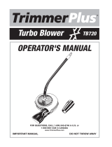 TrimmerPlus TB720 Manual de usuario