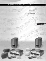 Bose 3-2-1 GS system El manual del propietario