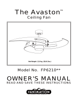 Fanimation Avaston FP6210 El manual del propietario