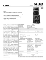 QSC Audio SC-323 Manual de usuario