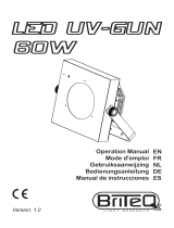 Briteq Led UV-GUN 60W El manual del propietario