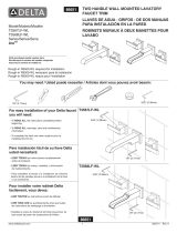 Delta Ara 2-Handle Wall Mount  El manual del propietario
