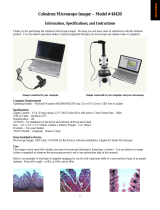 Celestron Microscope Imager (44420) Multilanguage Manual de usuario