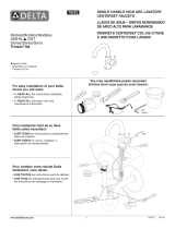 Delta 1-Handle High-Arc Lavatory Faucet El manual del propietario