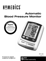 HoMedics BPA-060 Automatic Blood Pressure Monitor Manual de usuario