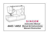 SINGER 4443 Manual de usuario