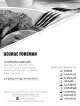 George Foreman GRP4EMB El manual del propietario