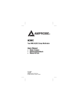 Amprobe AC68C Clamp Multimeter Manual de usuario