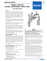 Binks 2100GW Plural Component Spray Gun El manual del propietario