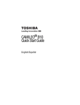 Toshiba Camileo B BW Camileo B10 Guía de inicio rápido