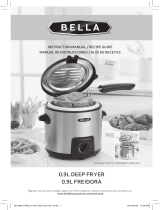 Bella 0.9L Deep Fryer Instruction Manual And Recipe Booklet