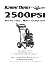 Briggs & Stratton 2500 MAX PSI Manual de usuario