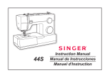 SINGER 44S El manual del propietario