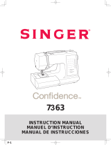 SINGER 7363 CONFIDENCE El manual del propietario