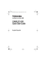 Toshiba Camileo H Series Camileo H30 Manual de usuario