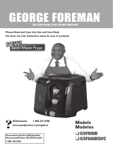 George Foreman GSF026B Manual de usuario