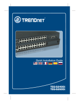Trendnet TEG-S2400I Quick Installation Guide