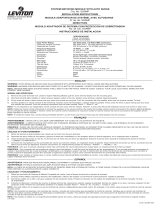 Leviton SGAMP Instrucciones de operación