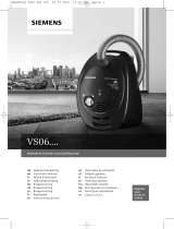 Siemens Vacuum Cleaner Manual de usuario