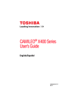 Toshiba Camileo X400 Manual de usuario