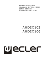 Ecler AUDEO103 & AUDEO106 Manual de usuario