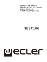 Ecler NEST106 Manual de usuario