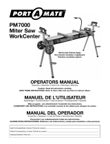 SLIK Portamate PM-7000 Deluxe Miter Saw Stand Manual de usuario